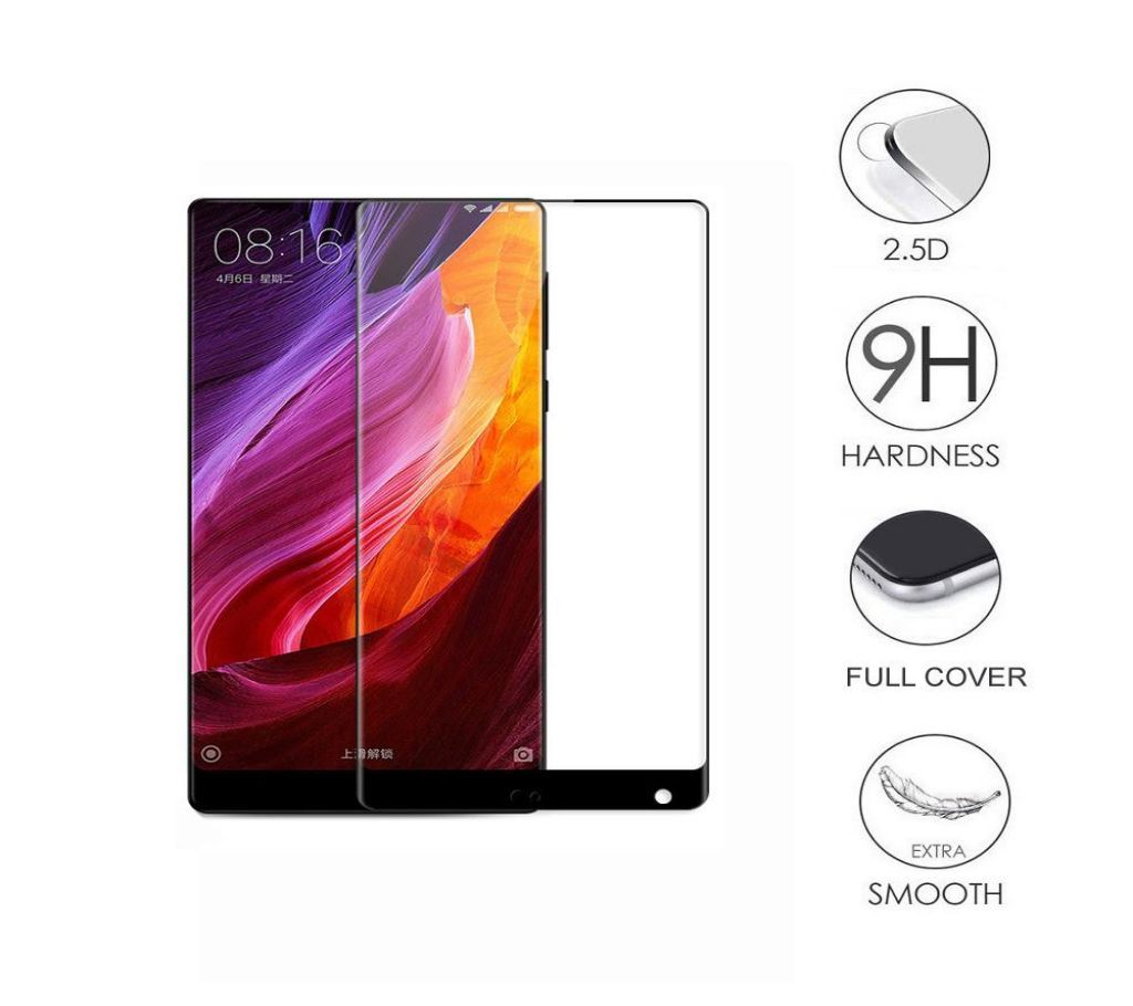 Full Coverage 5D Tempered Glass Screen Protector for Xiaomi Mi Mix 2
