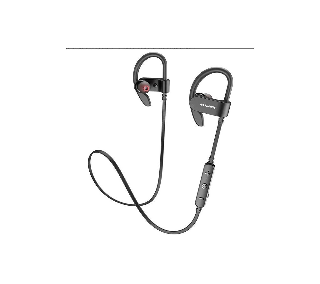 AWEI WT50 Waterproof Ear-mounted Wireless Bluetooth Earphone with Microphone