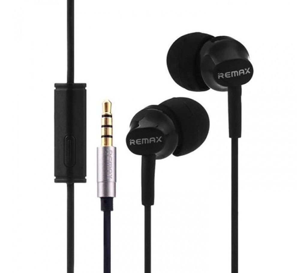 REMAX RM-501 Stereo Earphones - Black 
