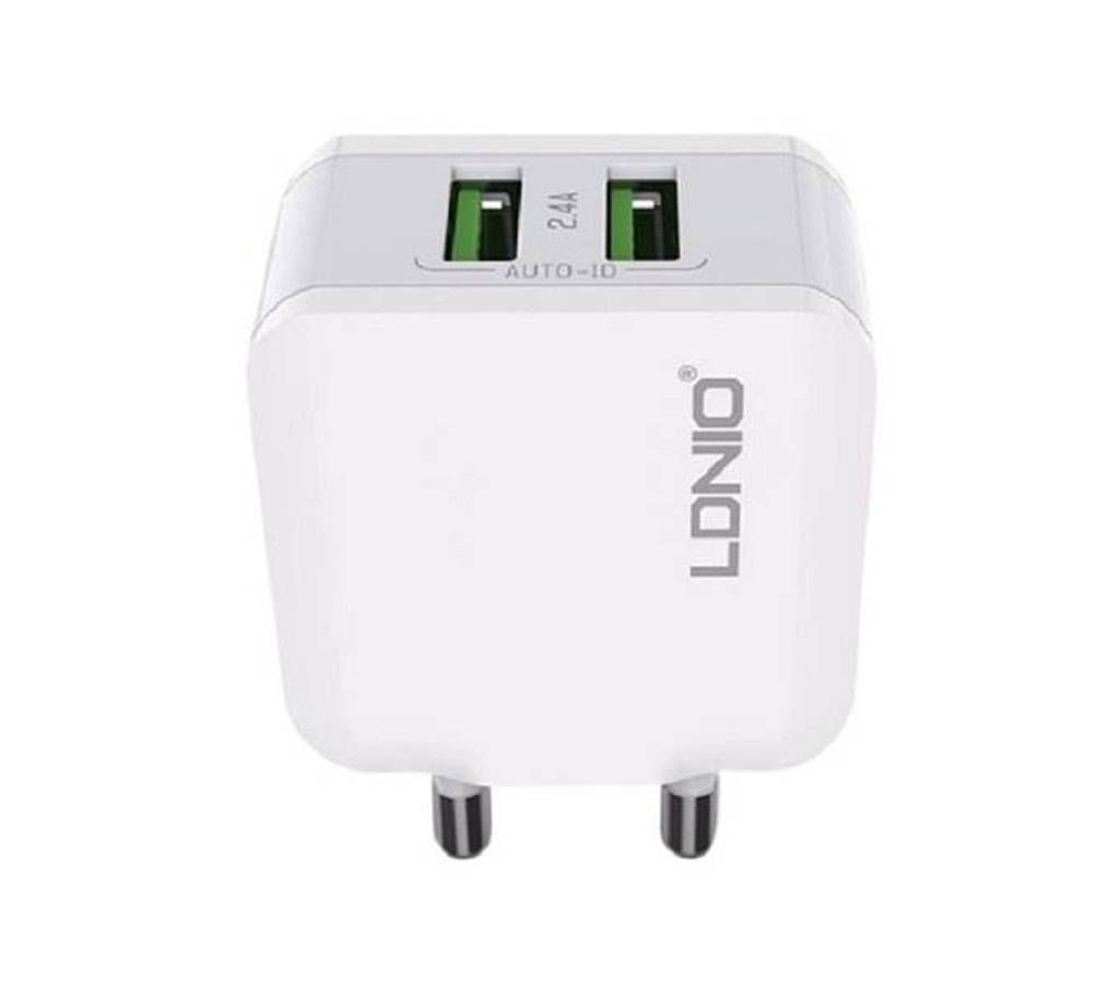 Ldnio 2.4A Dual USB Fast Charger with Data Cable 