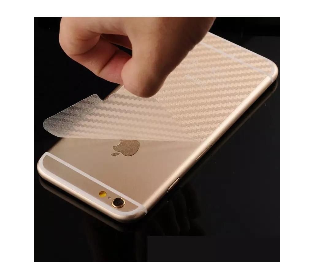 Back Carbon Fibre Sticker for iPhone 6