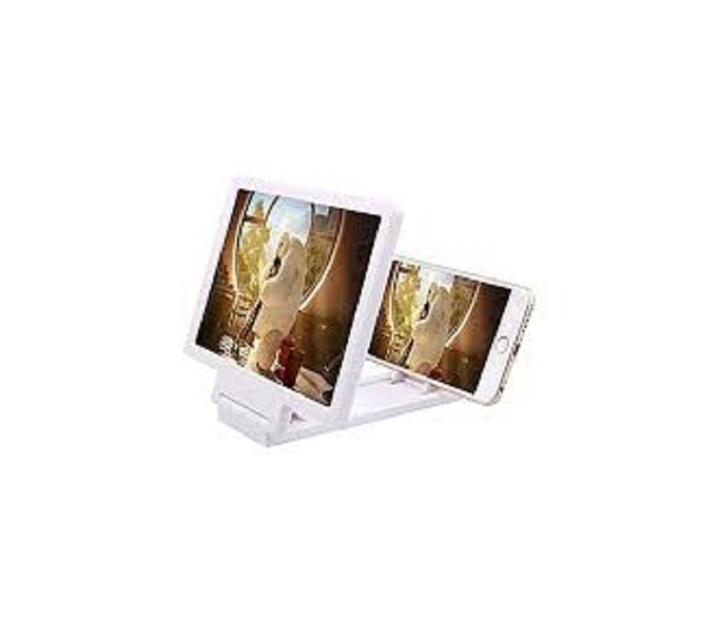 3D Enlarged Screen for mobile phone - White