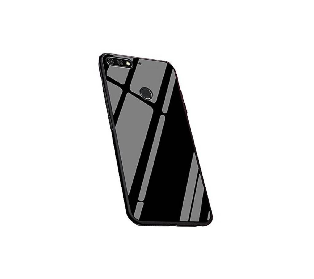 Tempered Glass Case for Huawei Y9 2018- Black