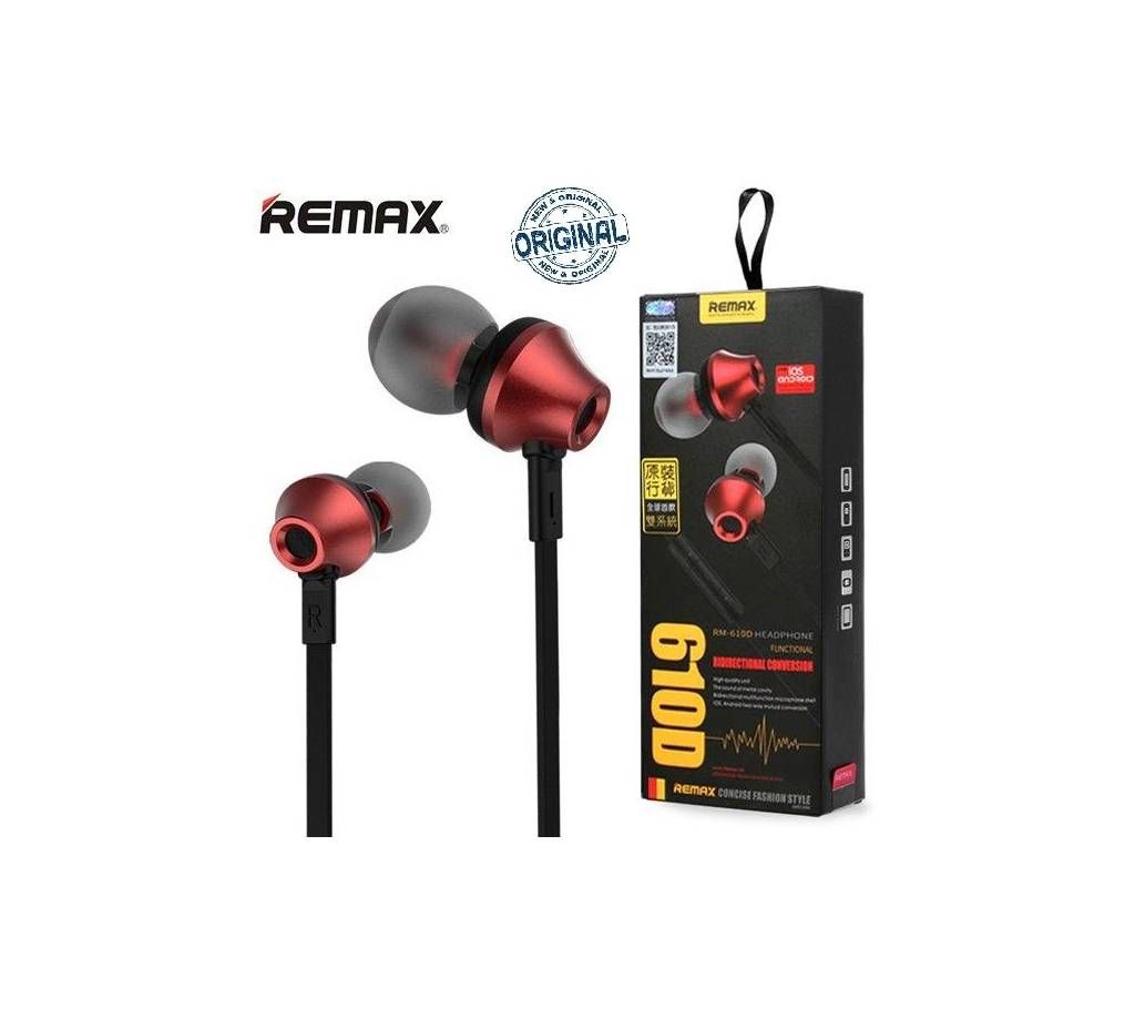 Remax 610D original earphone