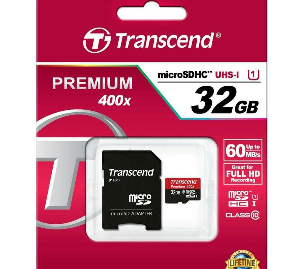 Transcend 32GB microSDXC SDHC Class 10
