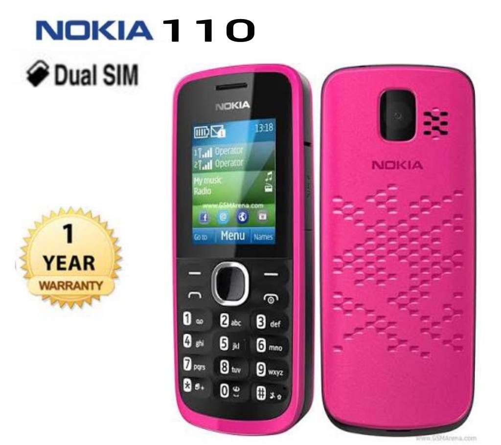 Nokia 110 ( new model) 2 SIM,