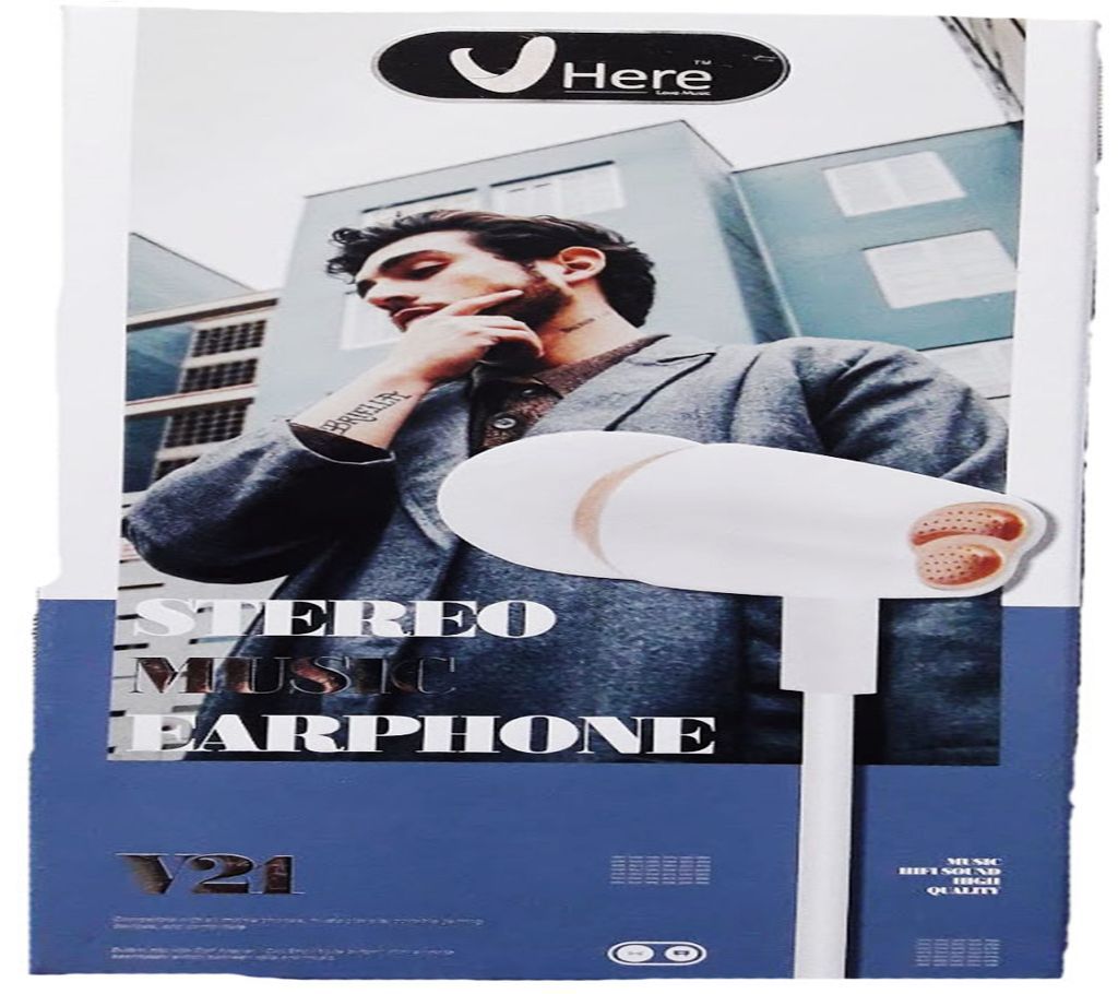 V21 STereo Music Earphone