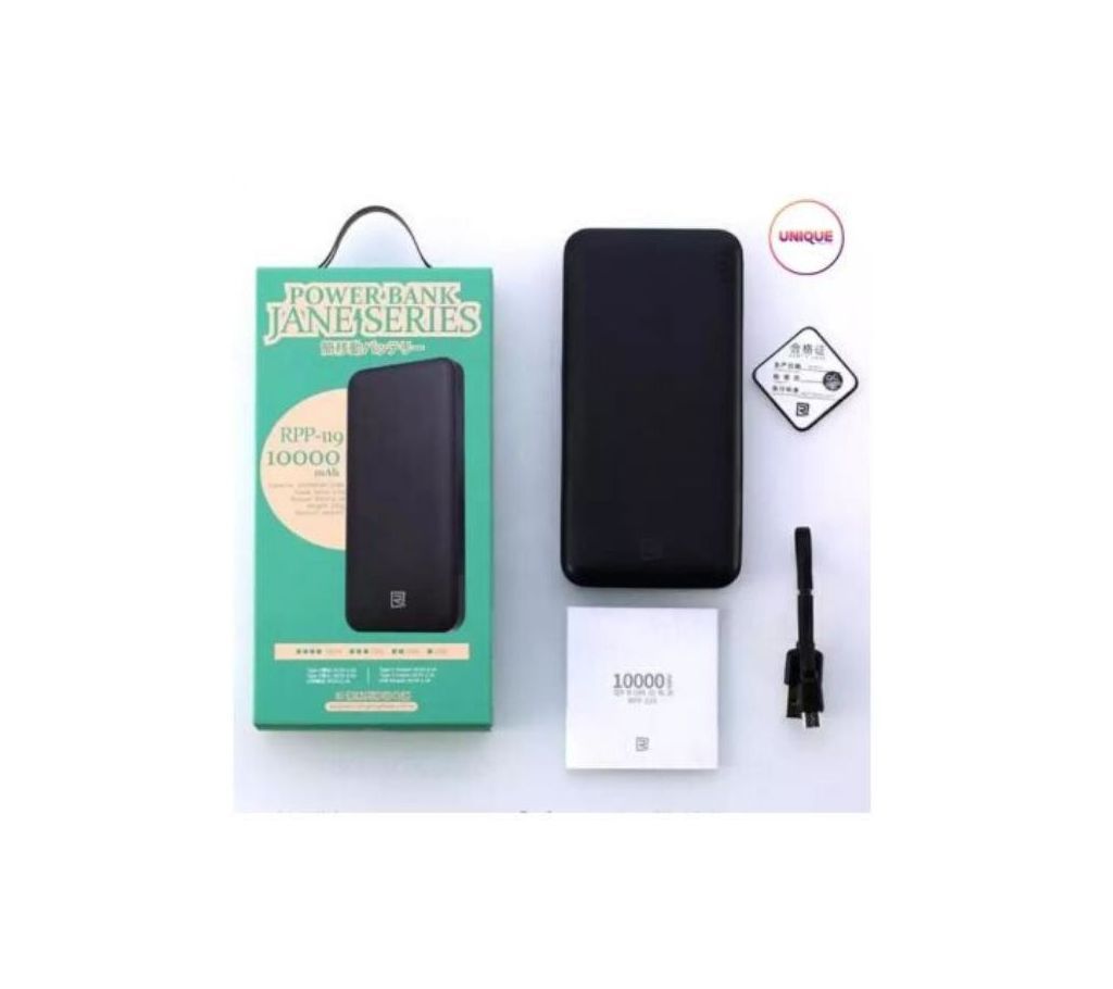  Remax RPP 119 10000mAh Power Bank Dual Output Fast Charging