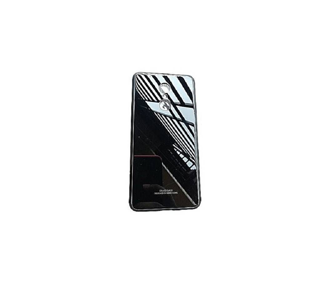 Glass Case Phone Cover for Xiaomi Redmi 5 Plus - Black