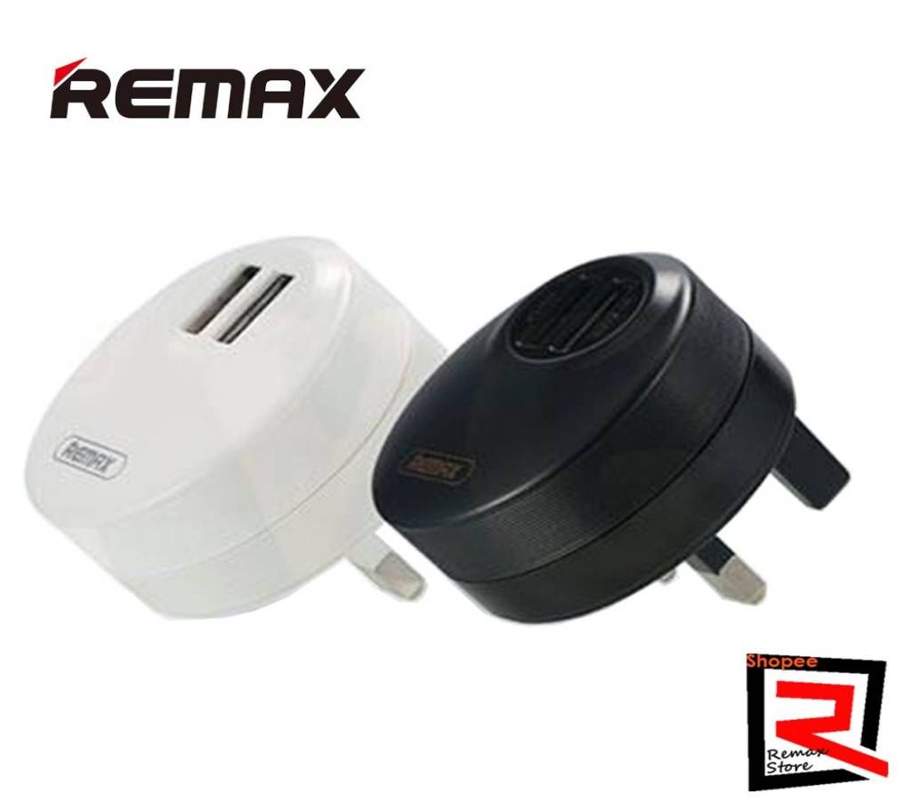 Remax RP-U210 Flinc 2.1A Fast Charger Universal UK 3-PIN Dual USB Port Adapter