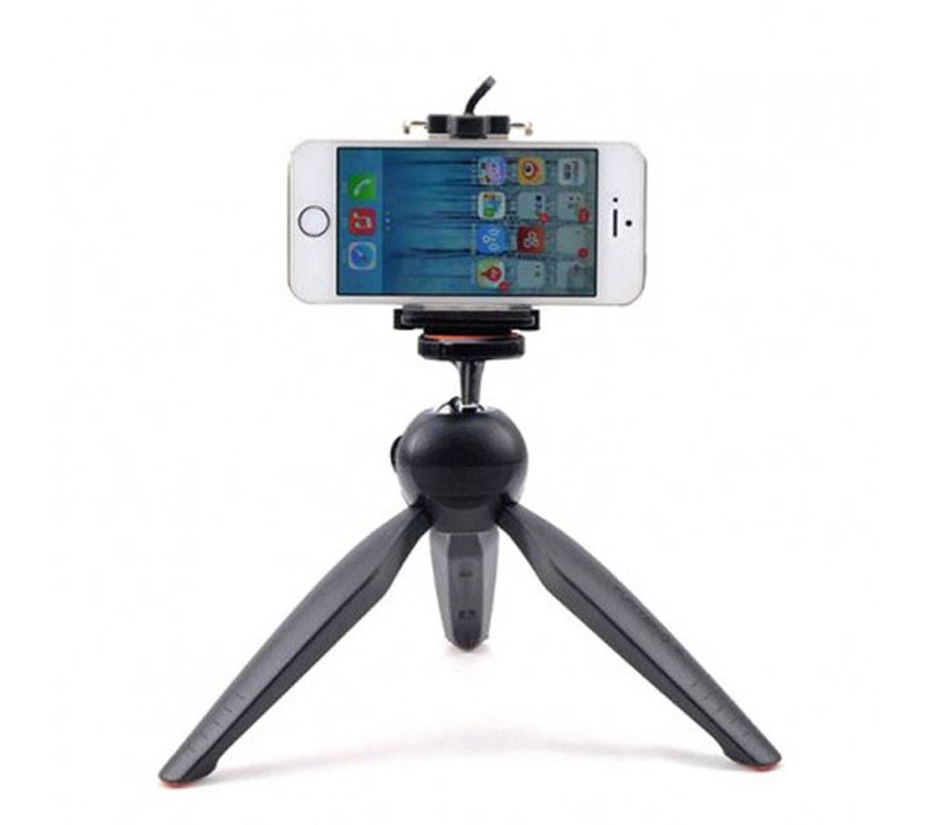 228 Mini Tripod with Phone Holder Clip - Black