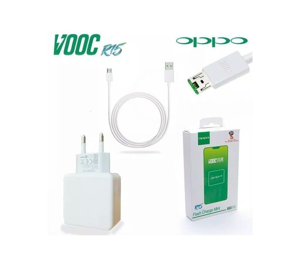 R15 Oppo VOOC Fast Quick Flash Charging Set.