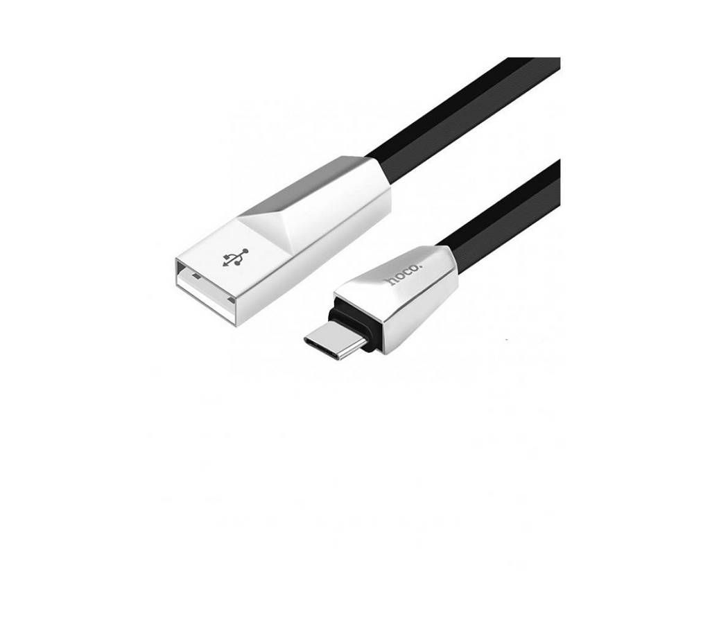 HOCO X4 Type c Noodle cable Zinc Alloy Diamond - Black