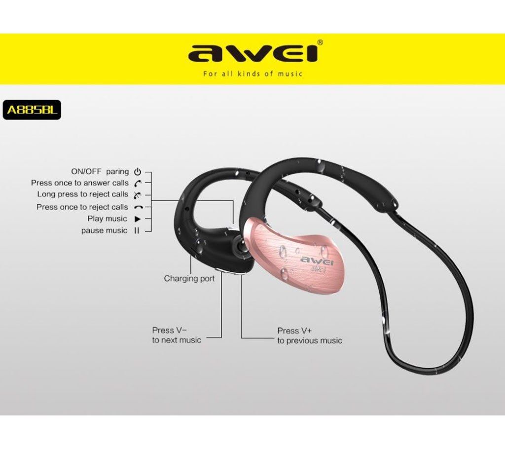 Awei 885BL WIRELESS BLUETOOTH 
