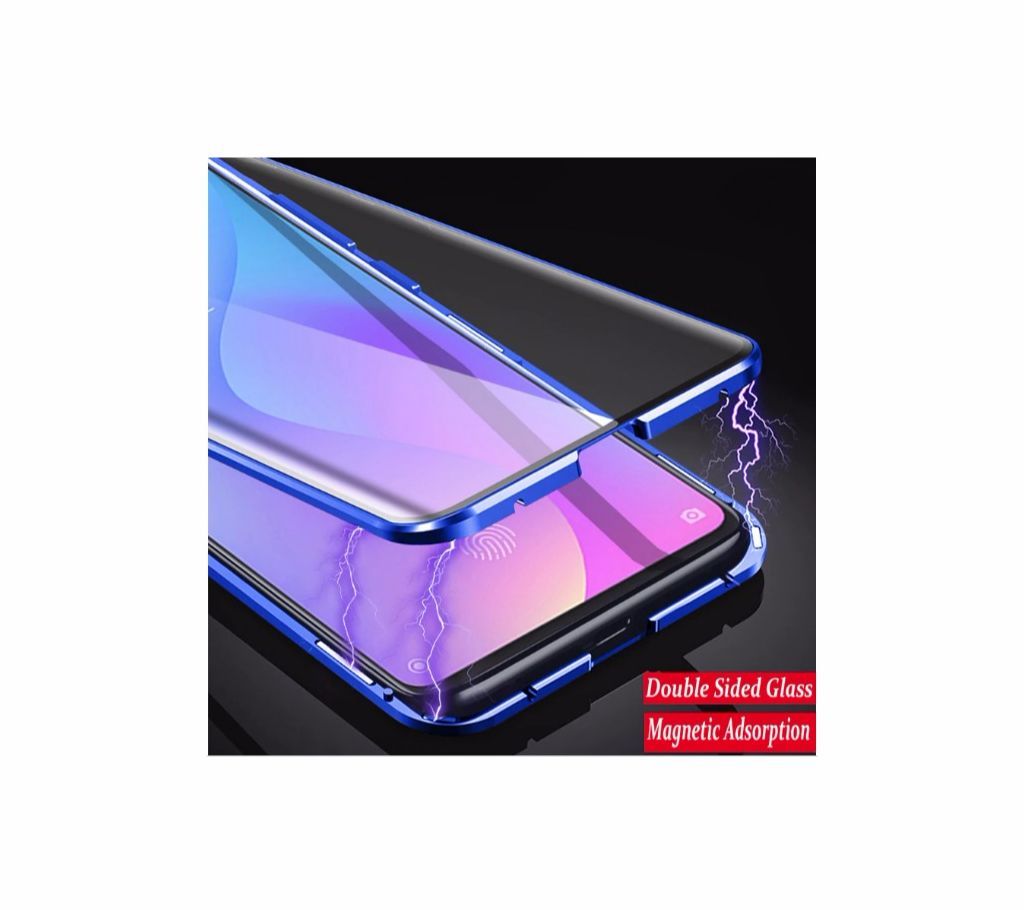 360 Metal Magnetic Double Side Glass Phone Case For Xiaomi Redmi 7 / 7 Pro