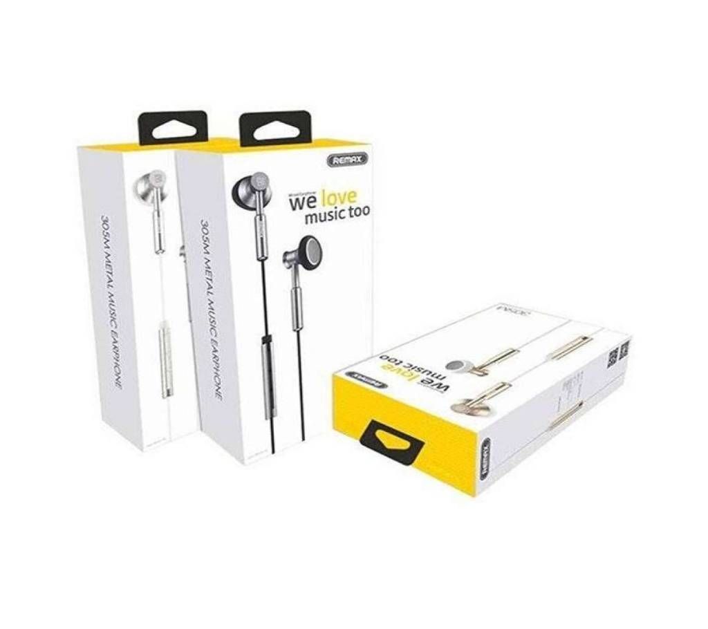 Handsfree Earphones RM-305M- Silver