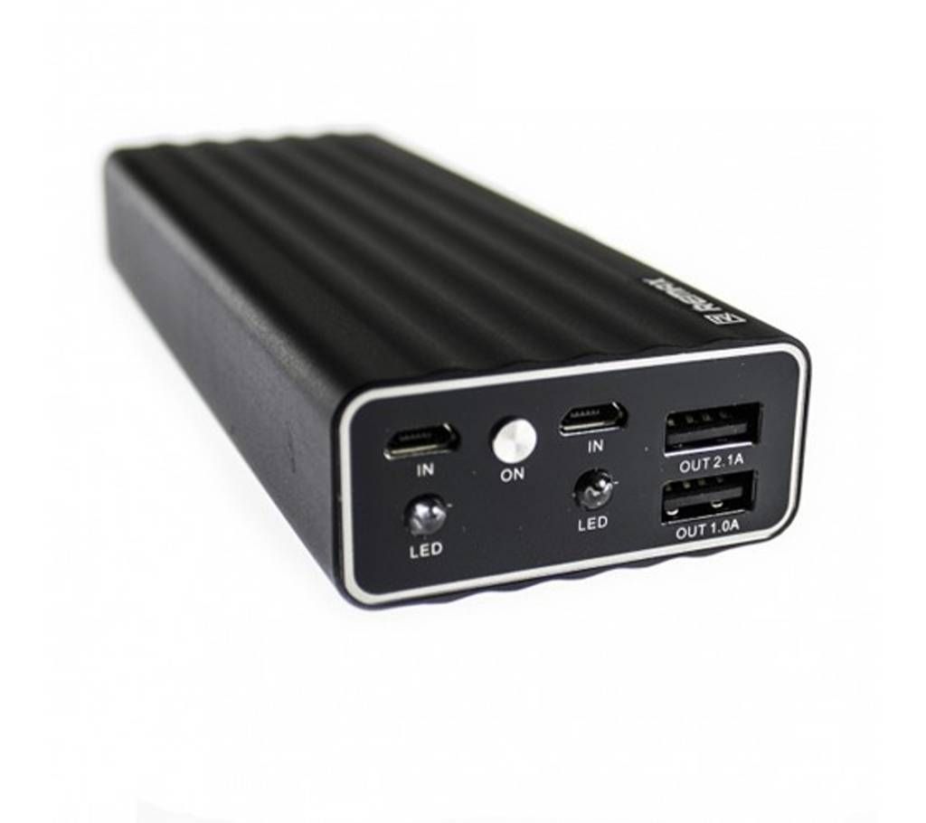 REMAX RPP-59 Power bank 20000 mAh Dual USB Fast Polymeer battery-Black