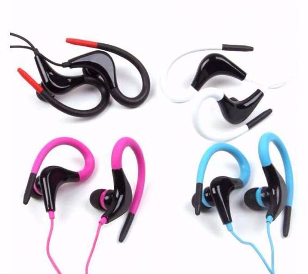 Colorful wired earphones