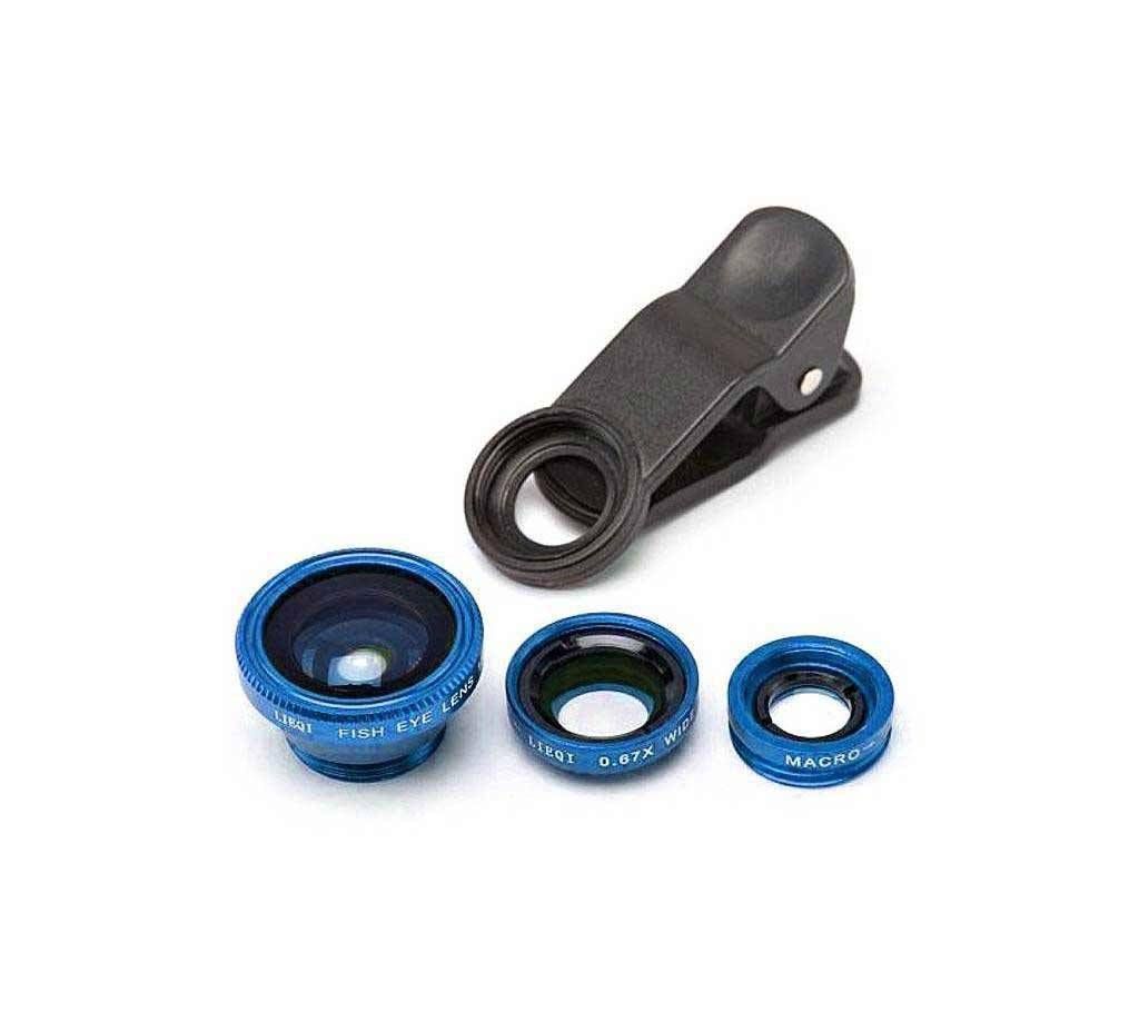 Camera Lens - Black & Blue