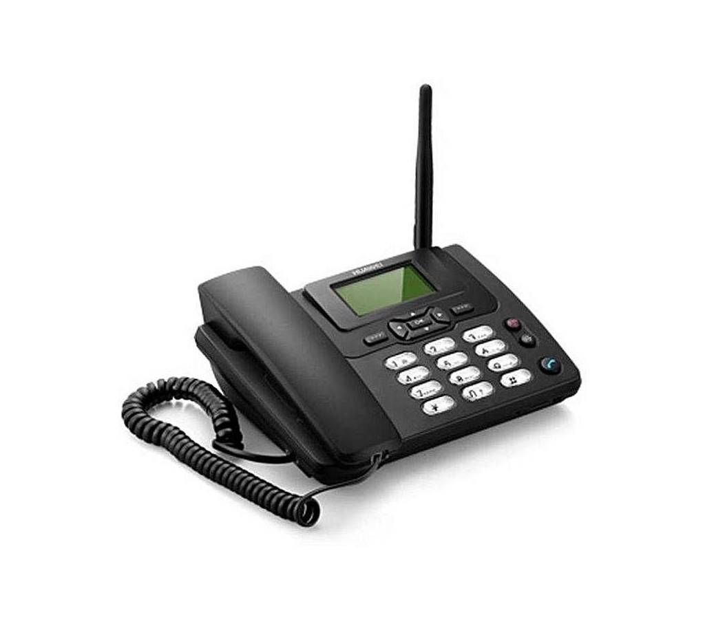 KT 900+ Wireless GSM Dual Sim Landline Phone- White and Black