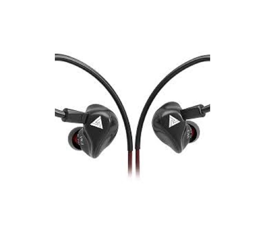 VK3 Metal Strong Bass Hifi In-ear Earphone Noise Cancelling Headset With Mic For Mobile Phone