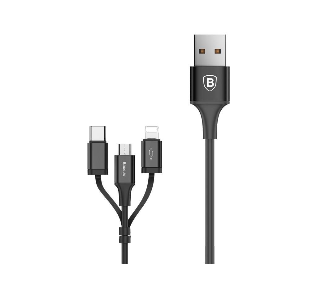 Baseus Excellent 3-in-1 Cable  Lightning, Type-C, MicroUsb