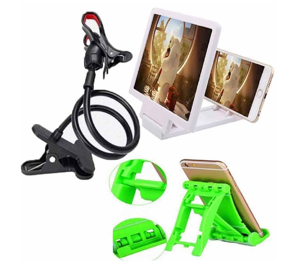 3 in 1  Mobile stand 3 pieces Combo