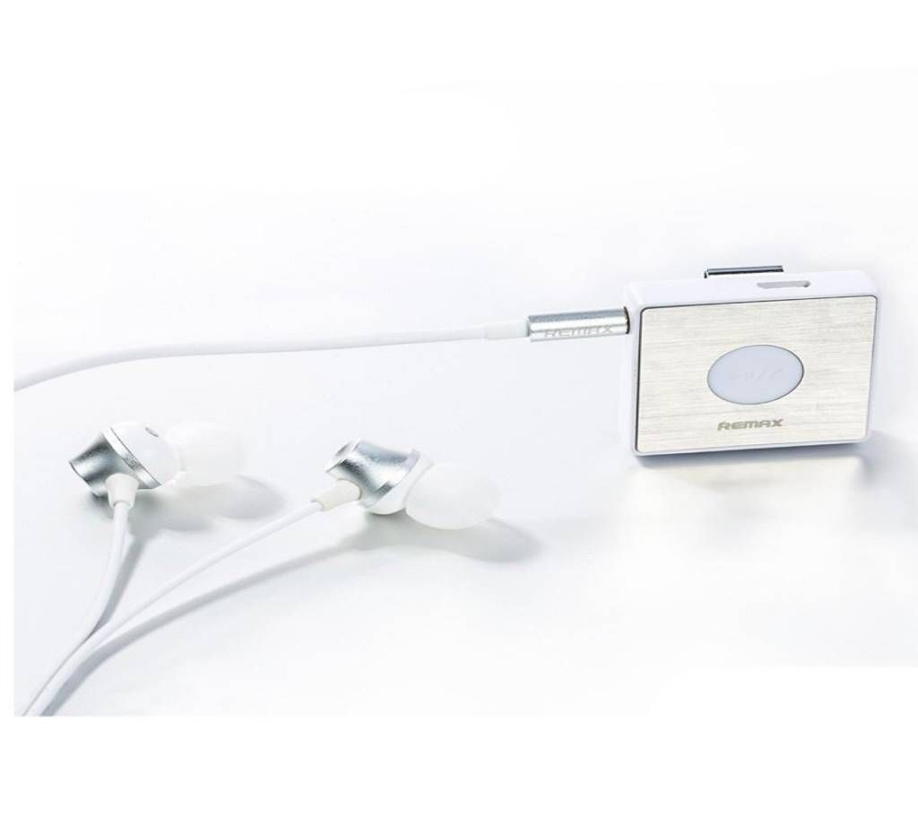 Remax RB-S3 Sports Clip-on Bluetooth Headset - White