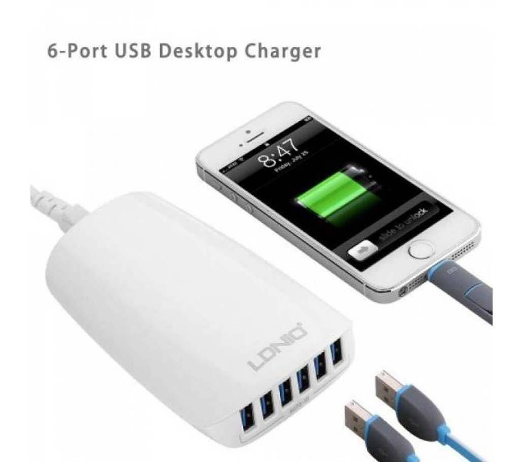 LDNIO 5.4A Auto ID 6 USB Port 