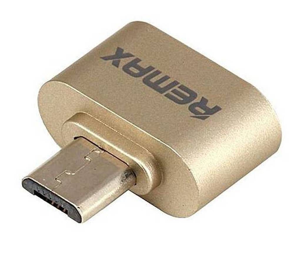 REMAX USB OTG Plug - Gold