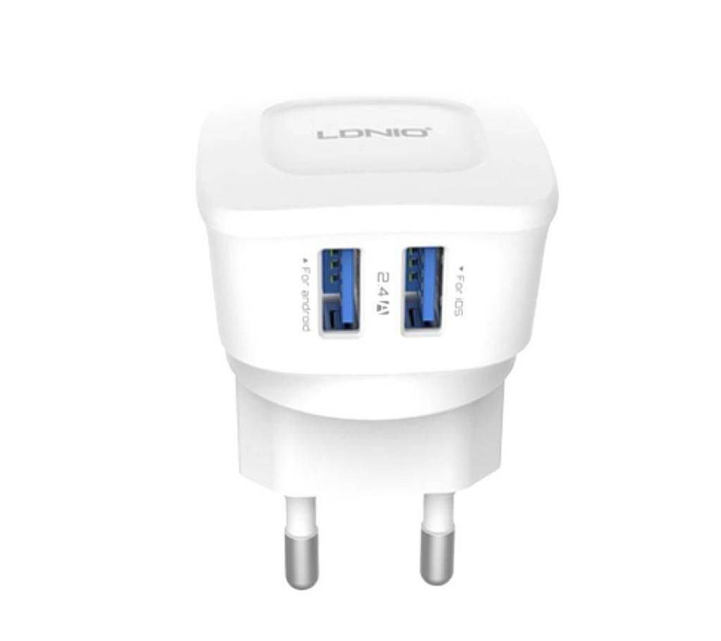 LDNIO DL-AC63/66 2.4A Dual USB Fast Charger 