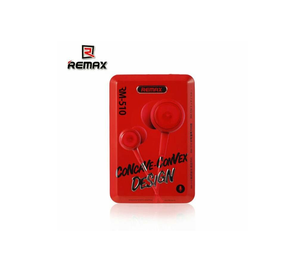 Remax RM 510 In Ear Earphone Stereo Headset with Microphone
