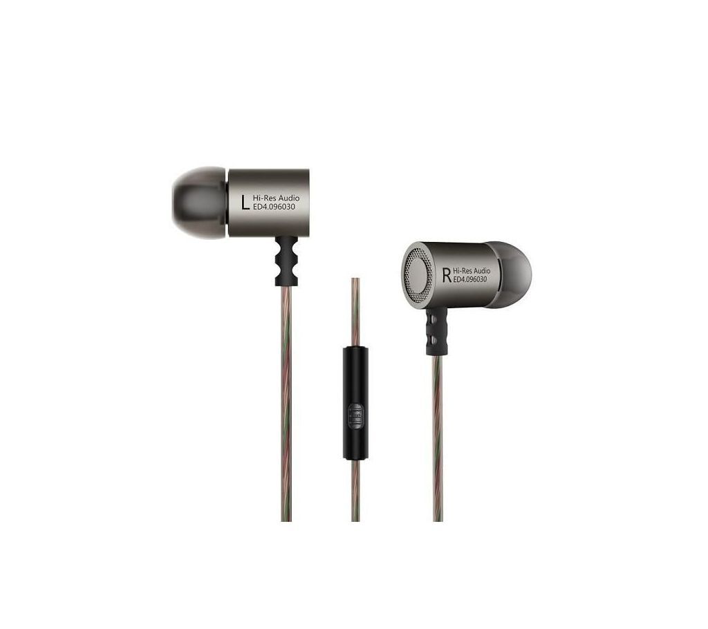 KZ ED4 HiFi Metal Heavy Bass In-ear Earphones with Mic