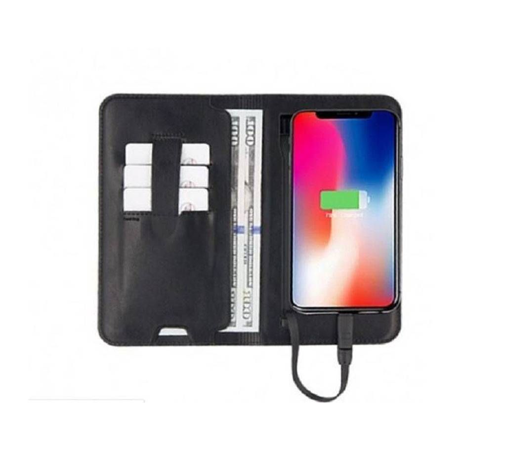 Zhuse 7000mAh Power Bank Lather Wallet ( Original )
