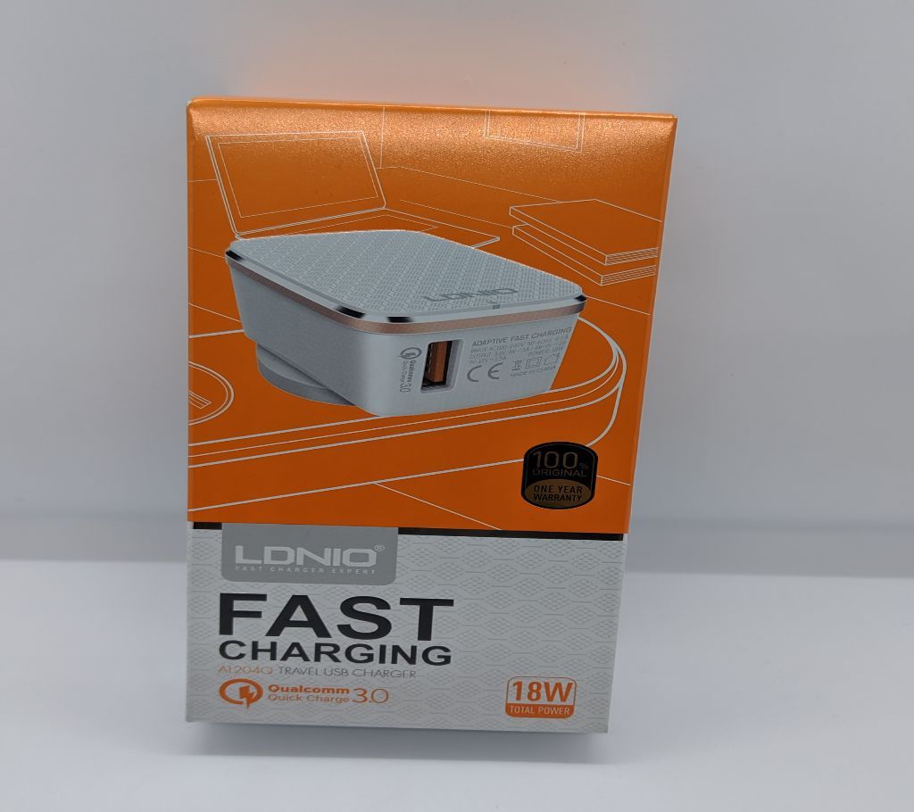 Ldnio a1204q qualcomm 3.0 USB Charger (18W)