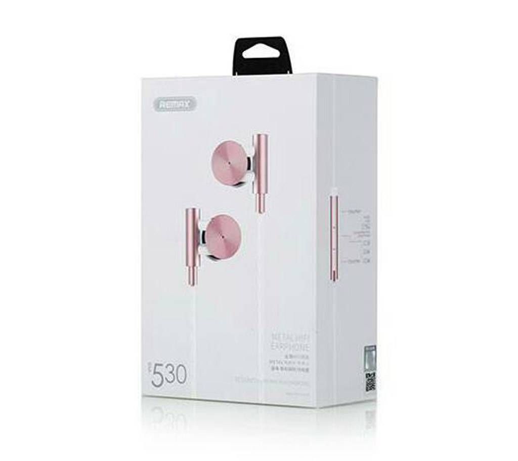 REMAX RM-530 METAL HIFI WIRED EARPHONE 