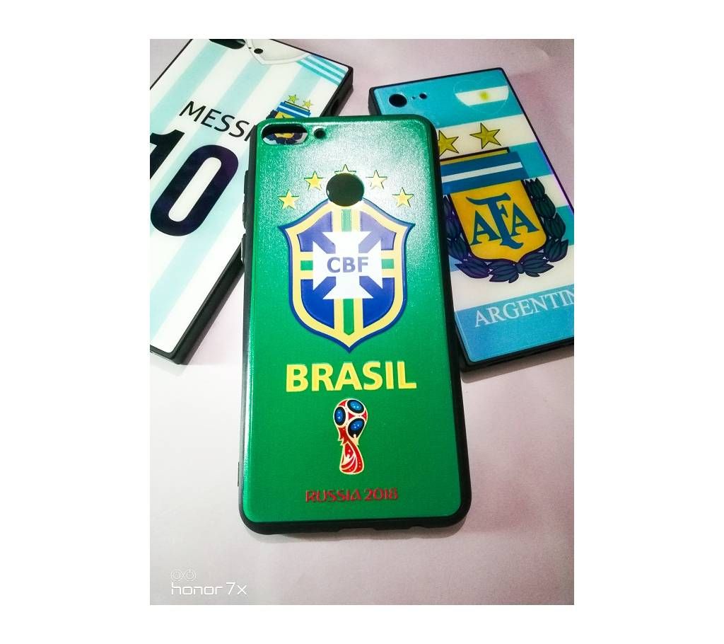 Huawei Y9 2018 Brazil Football Fashion Case