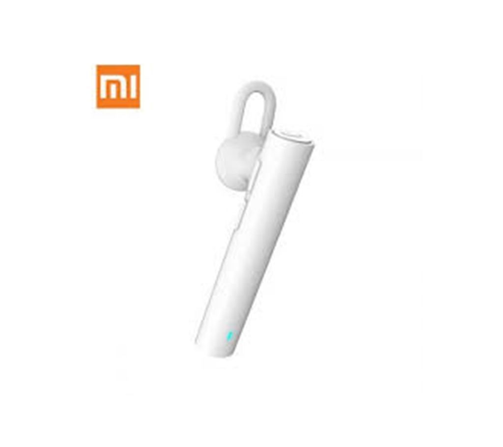 Original Xiaomi Mi Wireless Bluetooth Youth Edition Earphone Built-in Mic On-cord - White