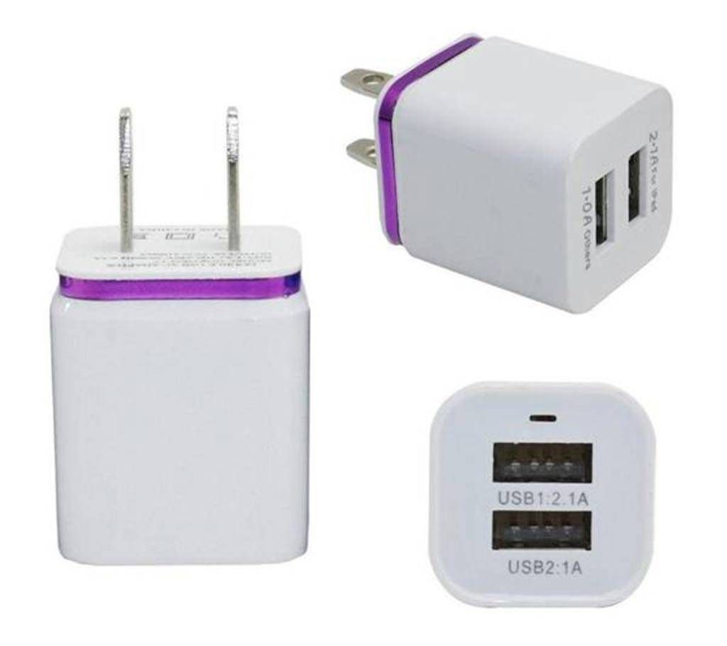 USB 2 port charging adapter