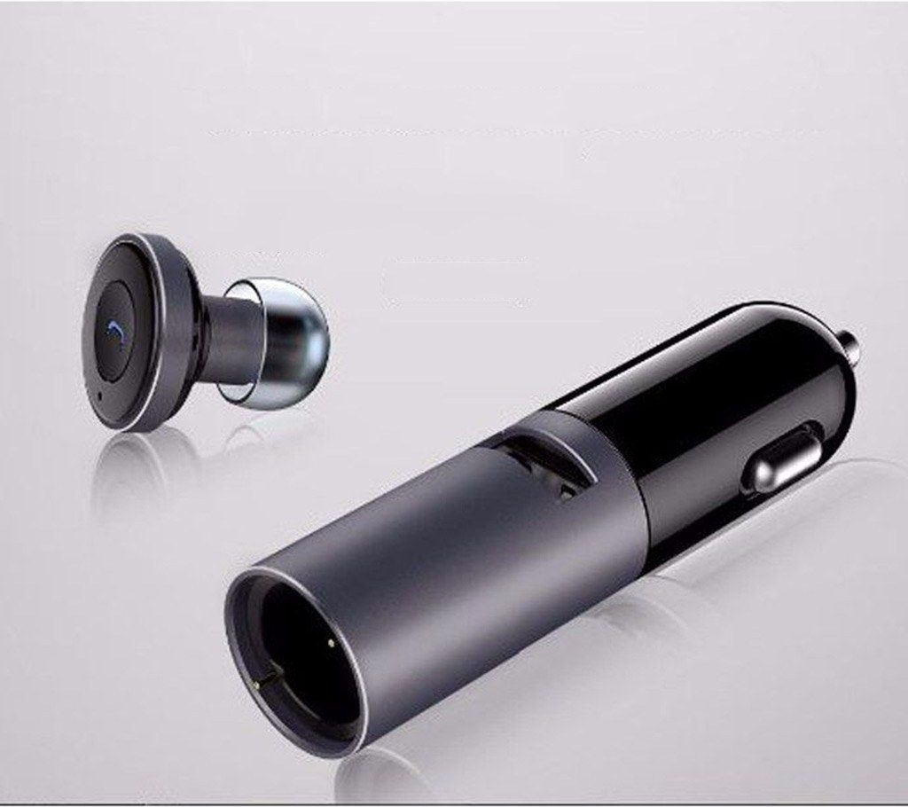 AWEI A870BL Car charger With Bluetooth headphone 