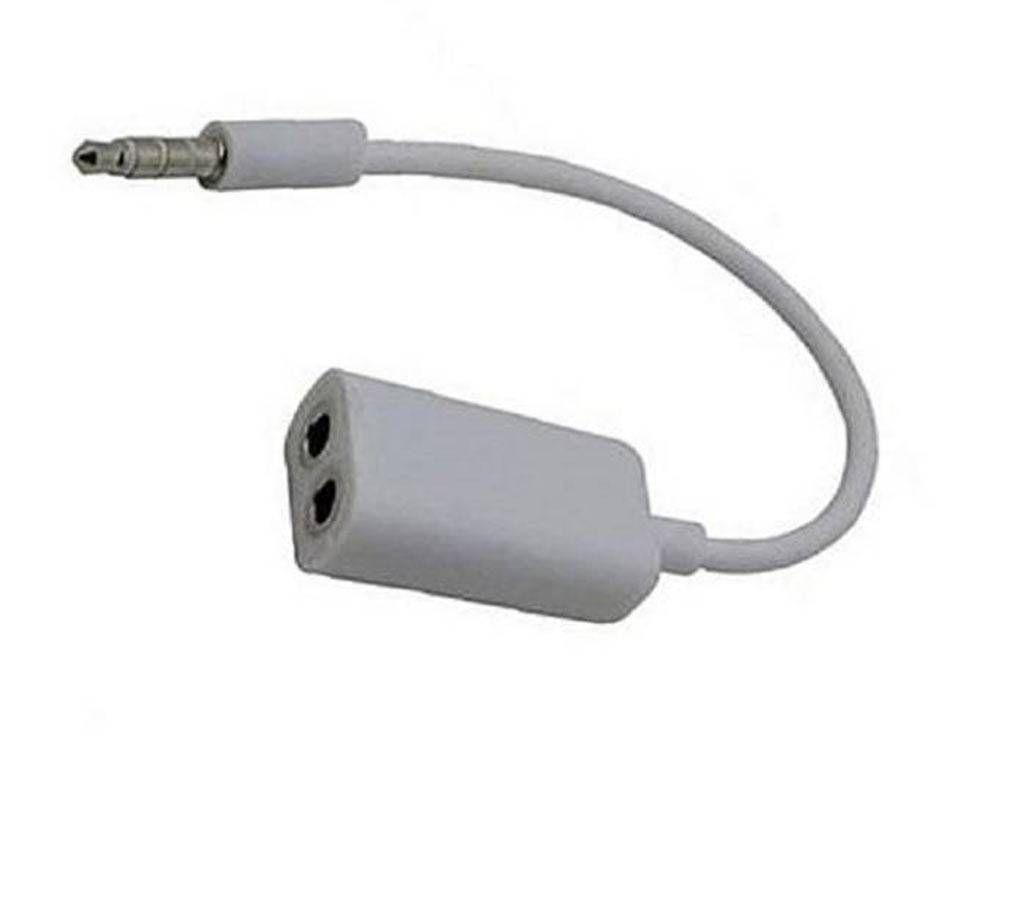 Audio Splitter Cable - White