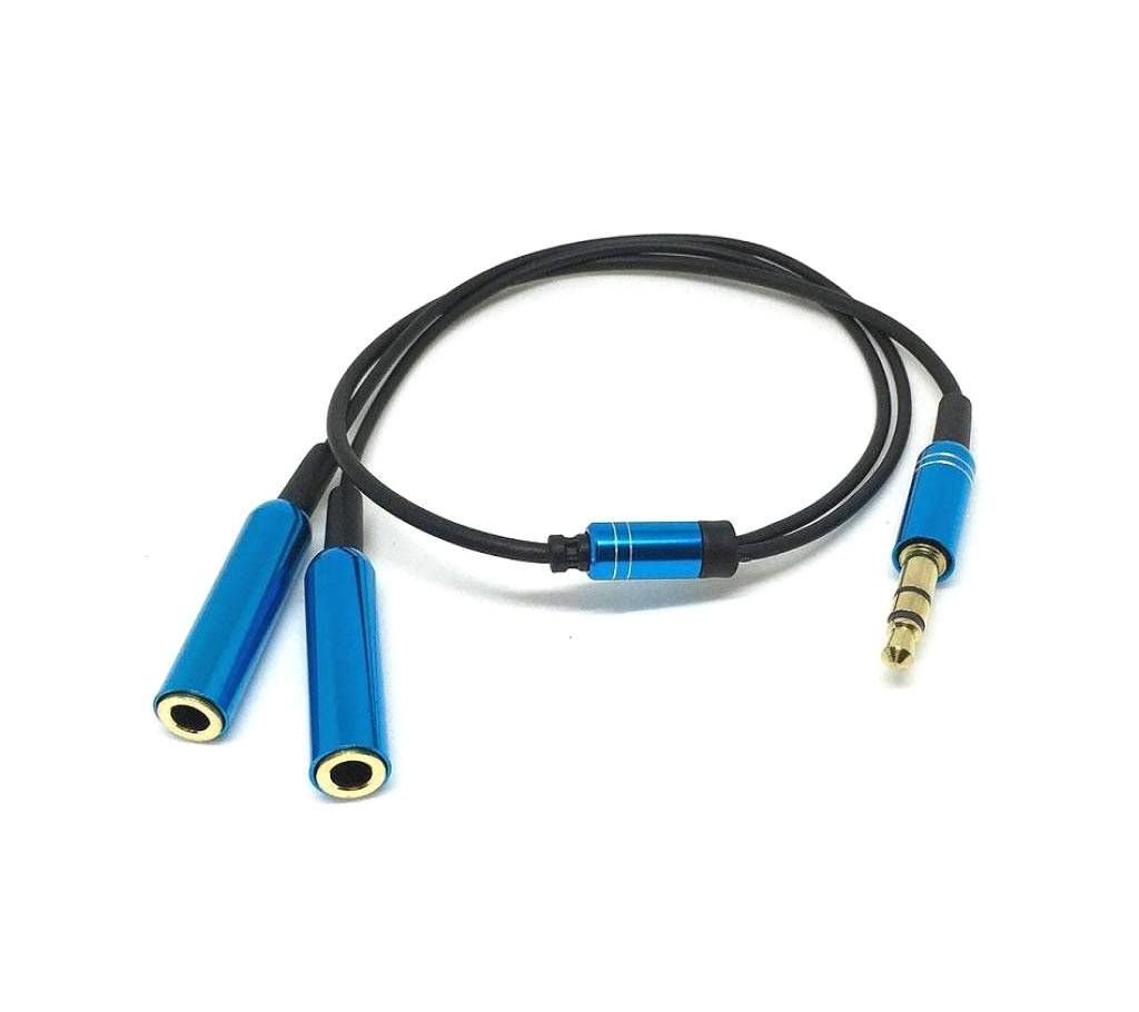 3.5mm Male to 2 Female Audio Stereo Y Splitter Cable
