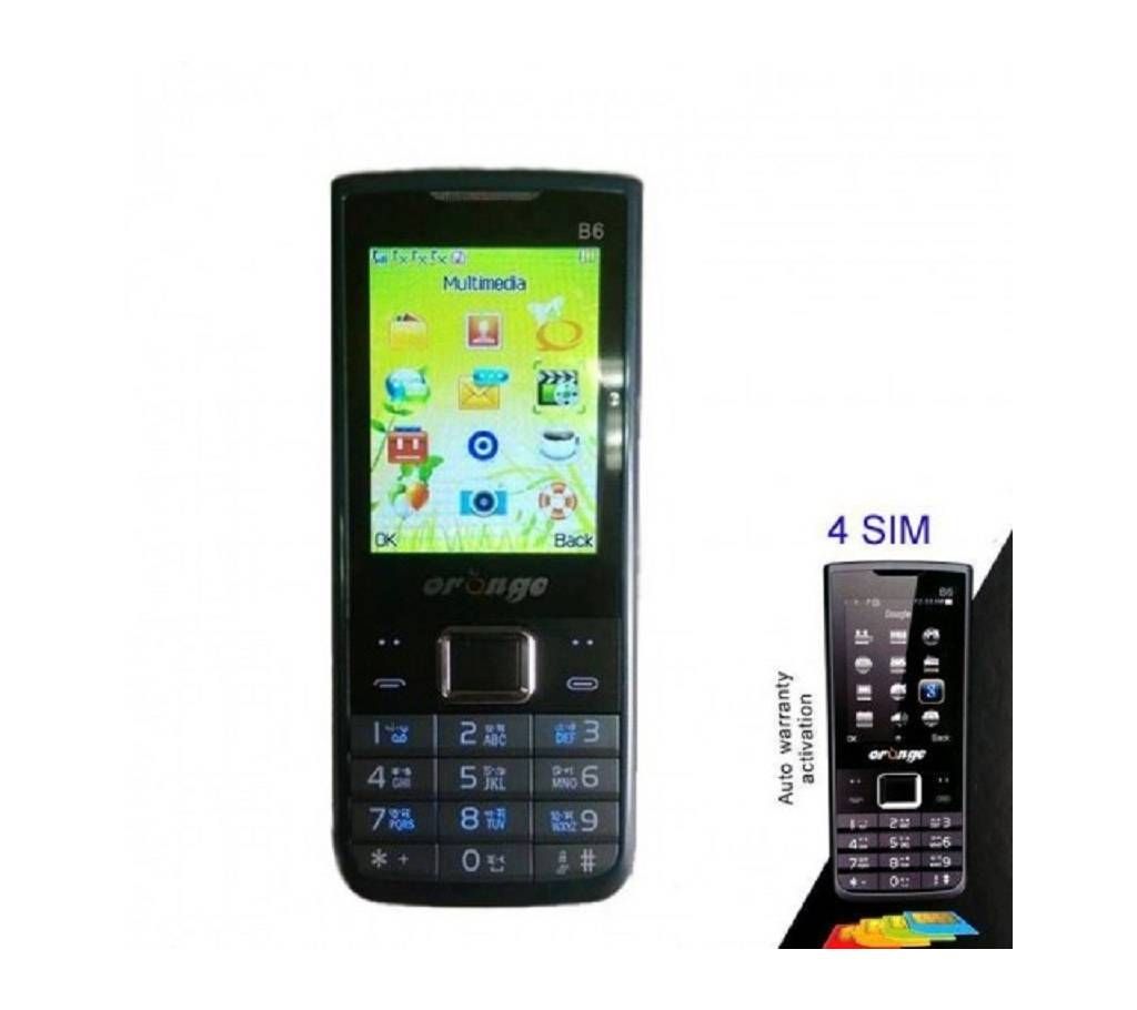 Orange B6 in BD 4 Sim Phone