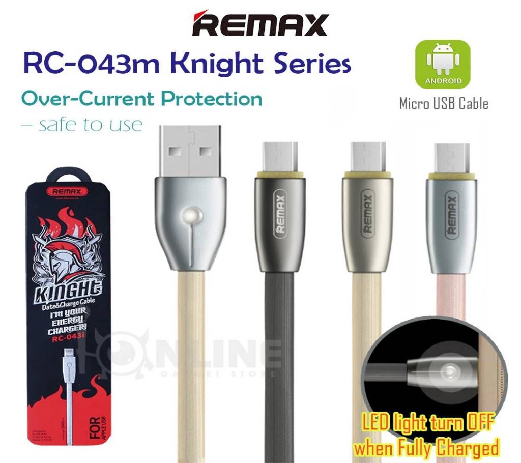 Remax Knight Data Cable RC-043m for Micro 1M