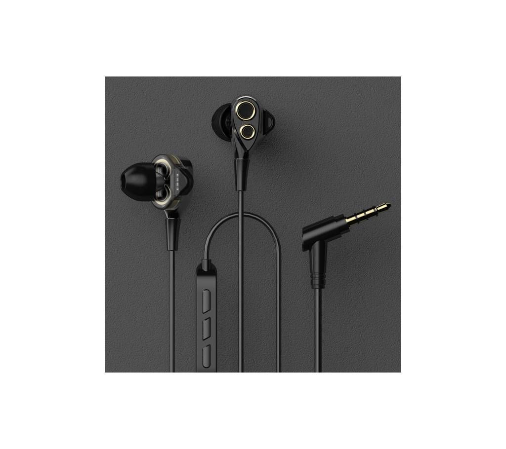 UiiSii DT200 Dual Dynamic Drivers In-Ear Headphones