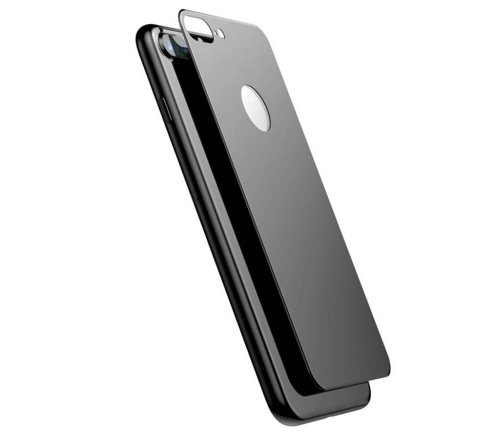 3D Full Glue Tempered Glass Back Protector for iPhone 8 / 7 - White