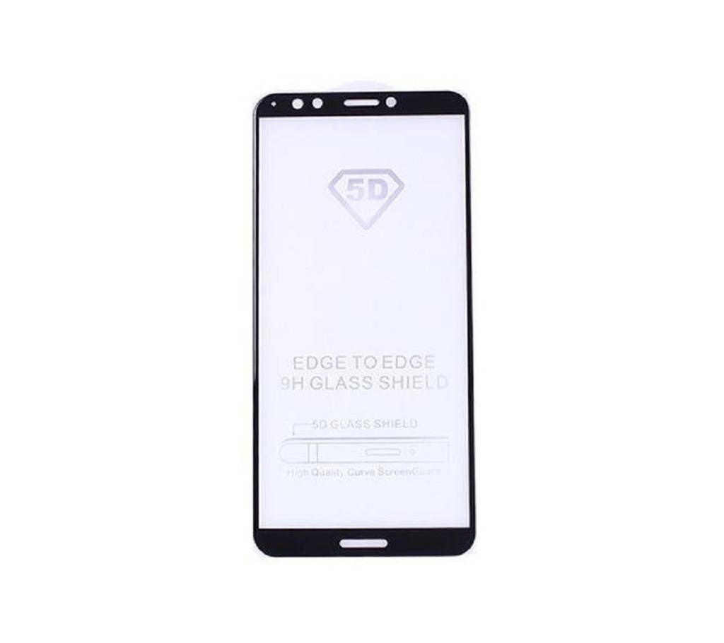 9H Glass 5D Curve Screen Guard for Huawei Y7 Pro 2018 - Black