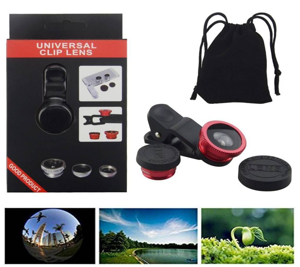 3 in 1 universal clip lens (1pcs)