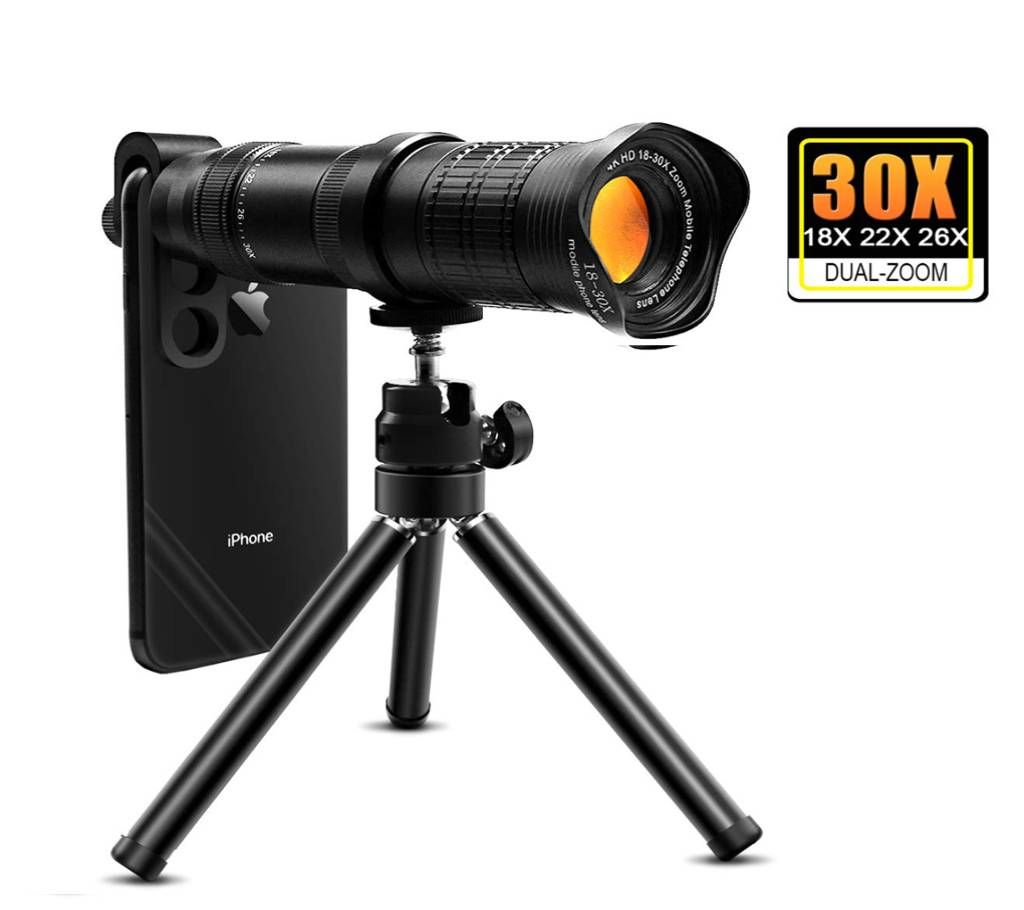 18X to 30X Zoom Len & Tripod Stand