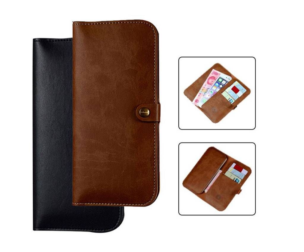WUW Universal Leather Phone Wallet